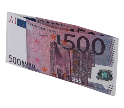 porte-billets motif 500 euros 19cm