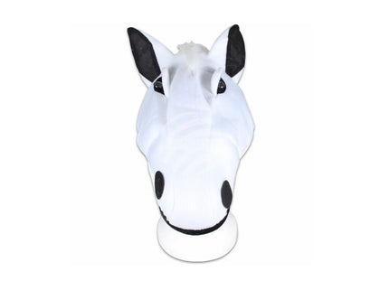 bonnet peluche cheval blanc