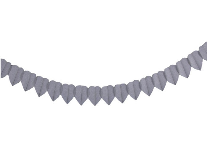 guirlande petits coeurs ivoire 3m