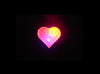 badge lumineux coeur rouge 3 led''s