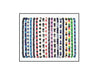 collier de perles en bois multicolore mix i 40cm