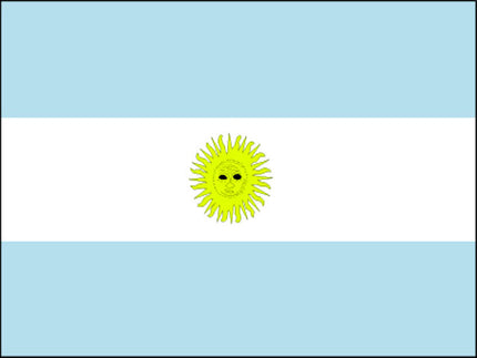 drapeau argentine avec blason 90x150 cm
