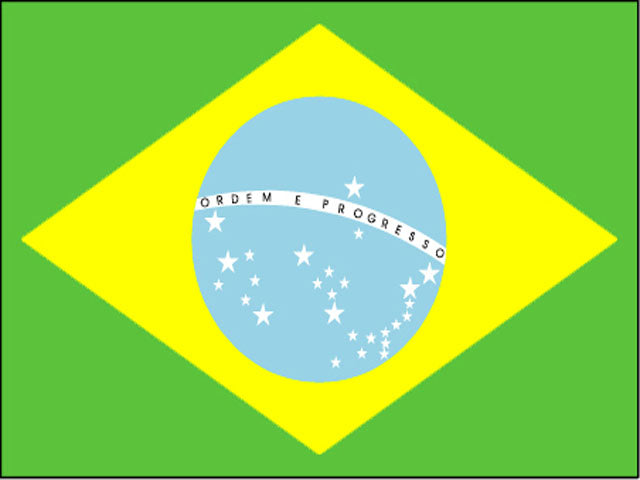 drapeau brésil 90x150 cm