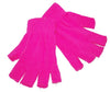 paire de mitaines rose fluo neon