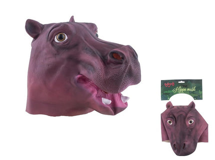 masque latex hippopotame adulte