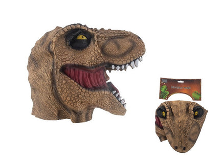 masque latex dinosaure vélociraptor adulte