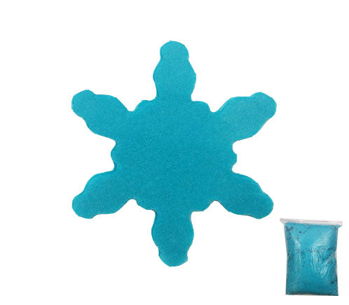 confettis de scène flocon 1kg bleu ciel slowfall
