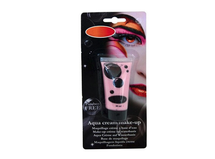 maquillage crème à l''eau en tube rose 38ml