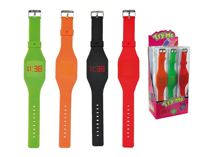 montre silicone tactile led''s fashion mix écran carré