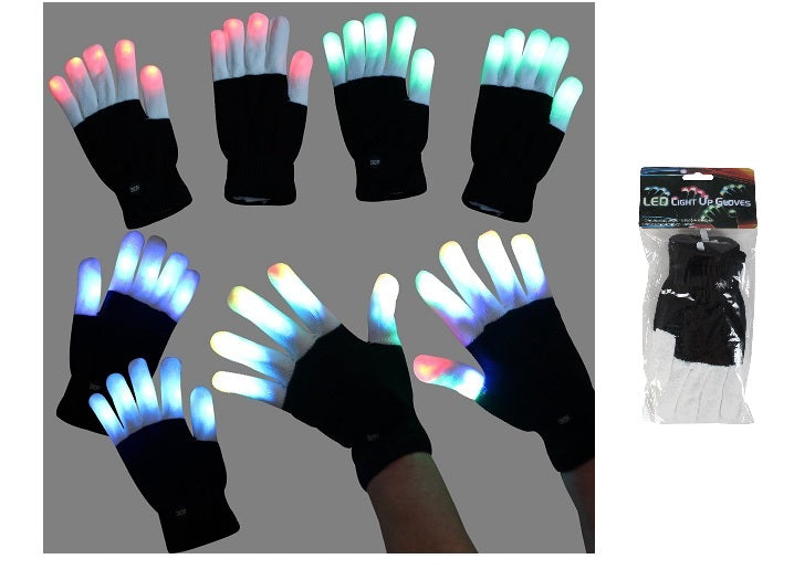 paire de gants lumineux led 23cm