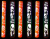 .baton lumineux mousse crânes halloween 47cm