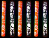 baton lumineux mousse crânes halloween 47cm
