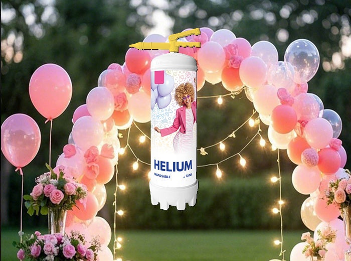 bombonne bouteille d'hélium 3.3l pour 50 ballons