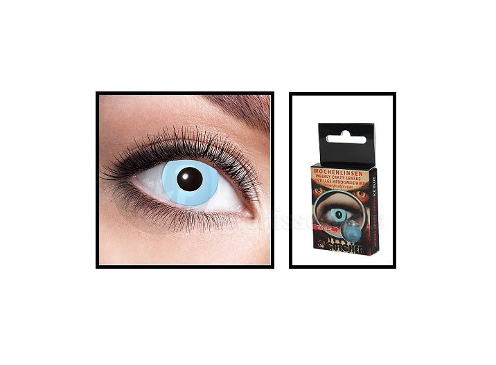 lentilles de contact ice blue 7 jours
