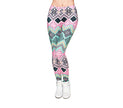 pantalon legging aztèque multicolore