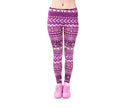 pantalon legging patchwork mauve