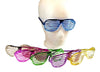 lot de 12 lunettes store métallisées mélangées