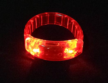 bracelet lumineux led''s plat rouge