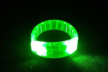 bracelet lumineux led''s plat vert