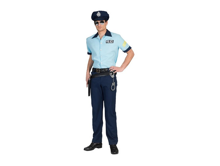 déguisement policier peter 4pcs homme taille m/l