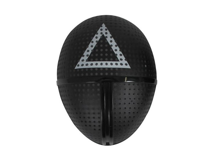 masque coque noir motif triangle adulte