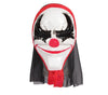 masque coque clown d''horreur avec cagoule