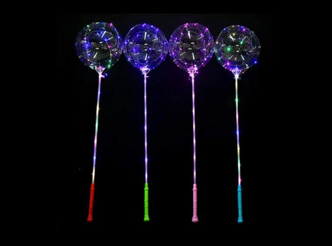 .lot vrac de 10x ballons bulle led lumineux 1m