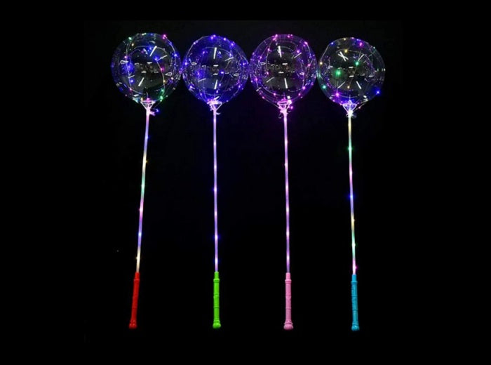 .lot vrac de 50x ballons bulle led lumineux 1m
