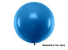 ballon rond géant bleu marine pastel 1m