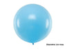 ballon rond géant bleu ciel pastel 1m