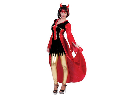 robe de diablesse eva adulte taille s/m