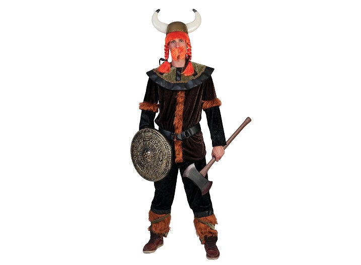 déguisement viking gaulois 4pcs homme taille m/l