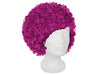 perruque afro moyenne magenta