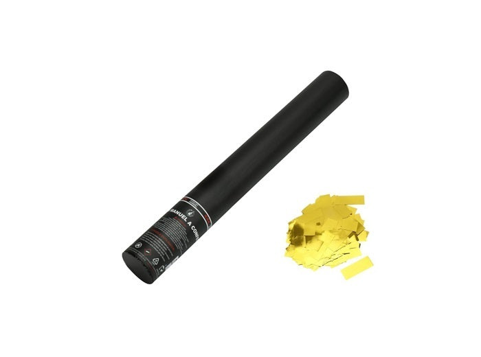 canon à confettis papier métallisé or ignifugés 40cm