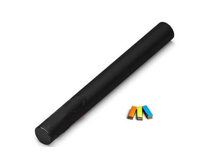 canon à confettis papier uv multicolore pro ignifugés 40cm