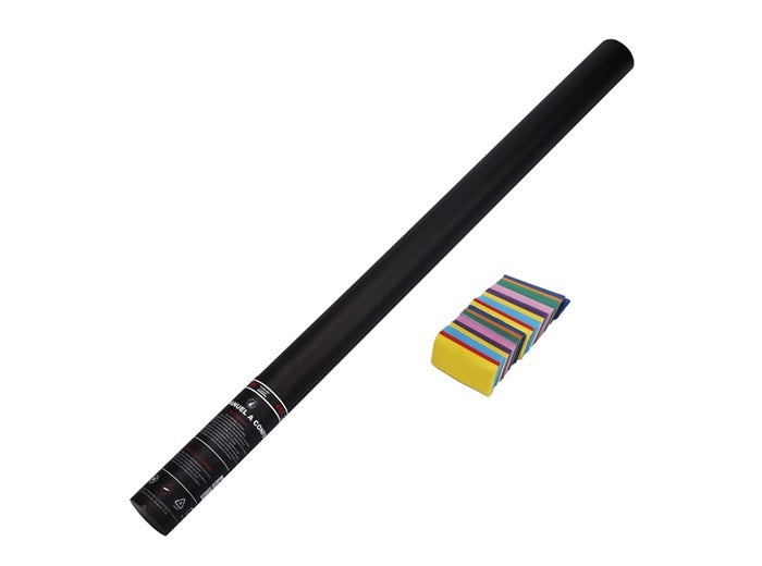 canon à confettis papier multicolore pro ignifugés 80cm