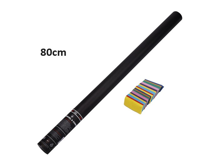 canon à confettis papier multicolore ignifugés 80cm