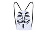 sac à dos anonyme blanc 42x32cm