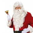perruque père noël avec barbe. moustache et sourcils luxe