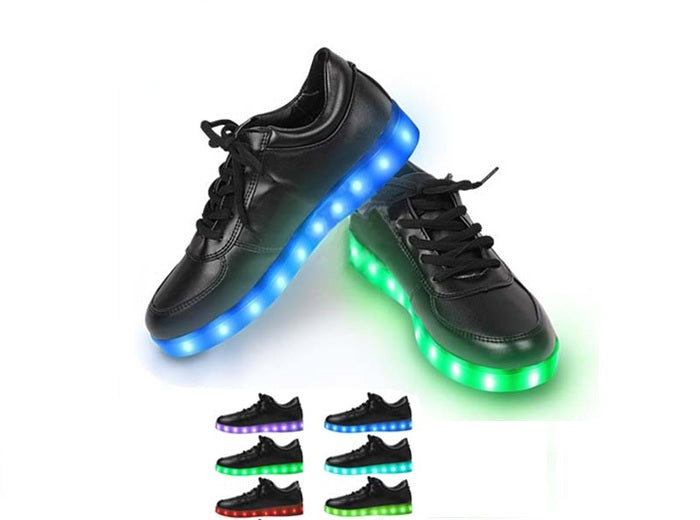 chaussures lumineuses led noir taille 41