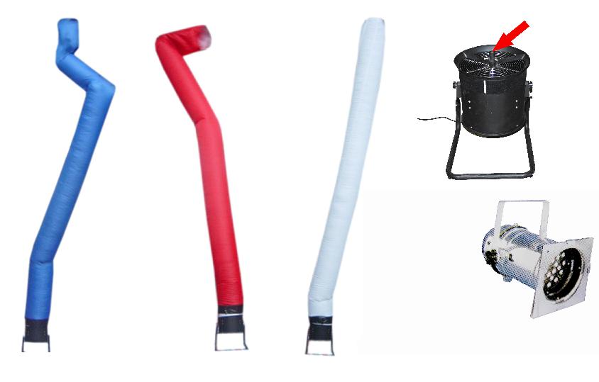 tube nylon pour skydancer 6m bleu