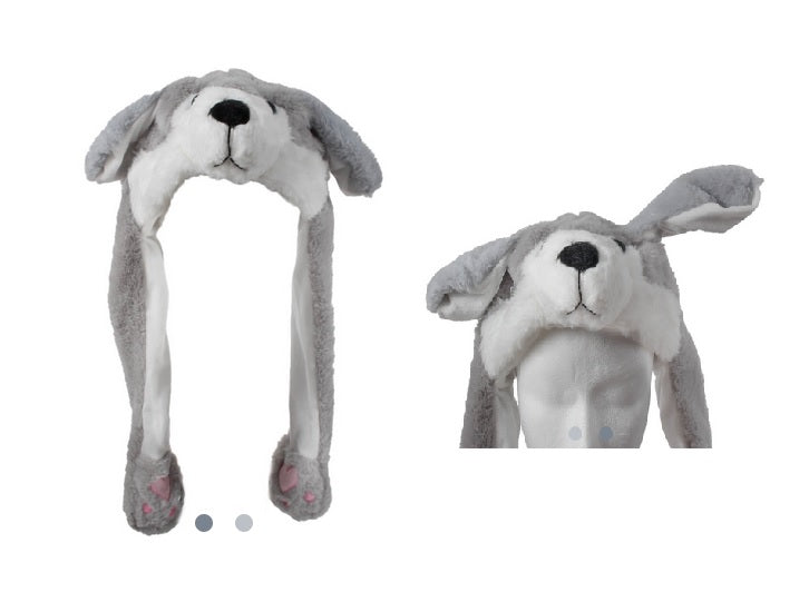 bonnet oreilles qui bougent chien husky