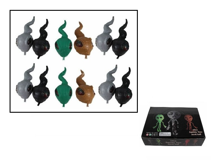 anti stress squishy quetschball serpent alien 16x6cm