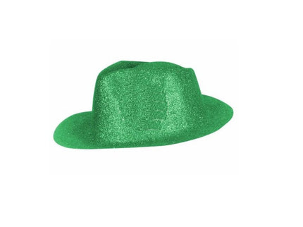 chapeau tribly en pvc à paillettes vert