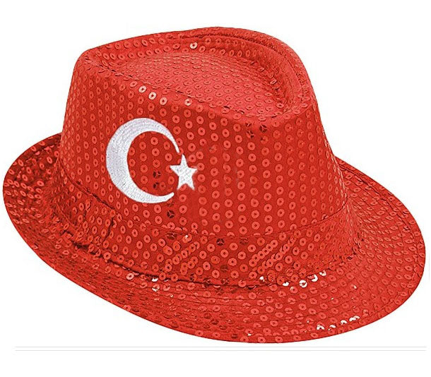 chapeau tribly à sequins turquie