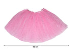 jupe en tulle tutu rose à paillettes enfant 46cm