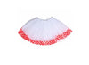 jupe en tulle tutu blanc avec bandeau rouge adulte 60cm