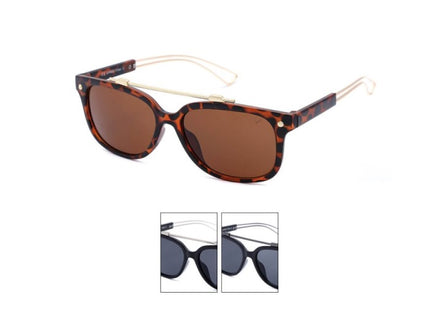 lunettes de soleil classique léopard mix v1421