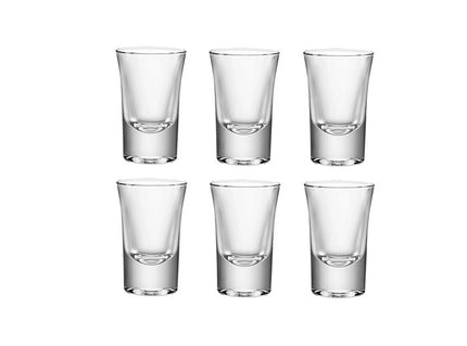 1x lot de 6 verres transparents pour rail shooter 4cl