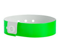 bracelet vinyle brillant sans marquage vert 19mm